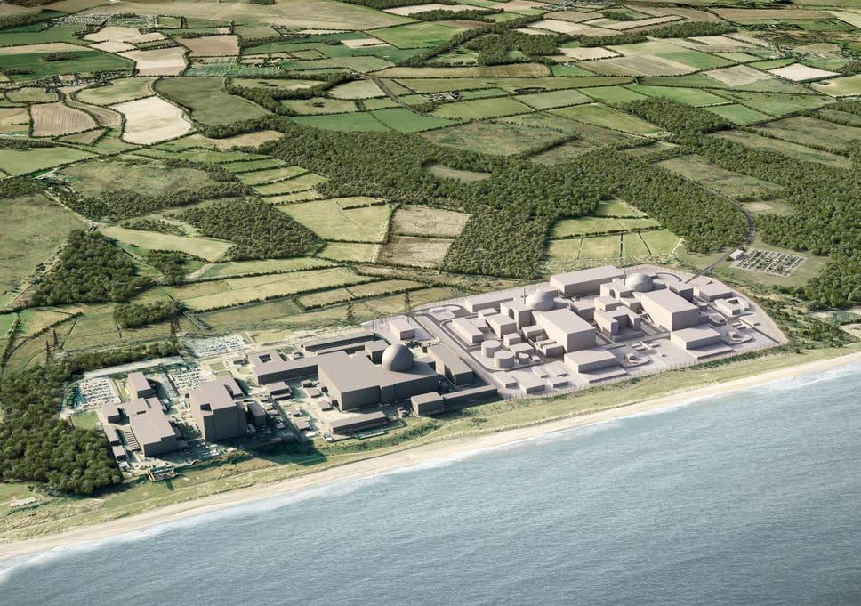 Sizewell C nuclear power station project in the UK
