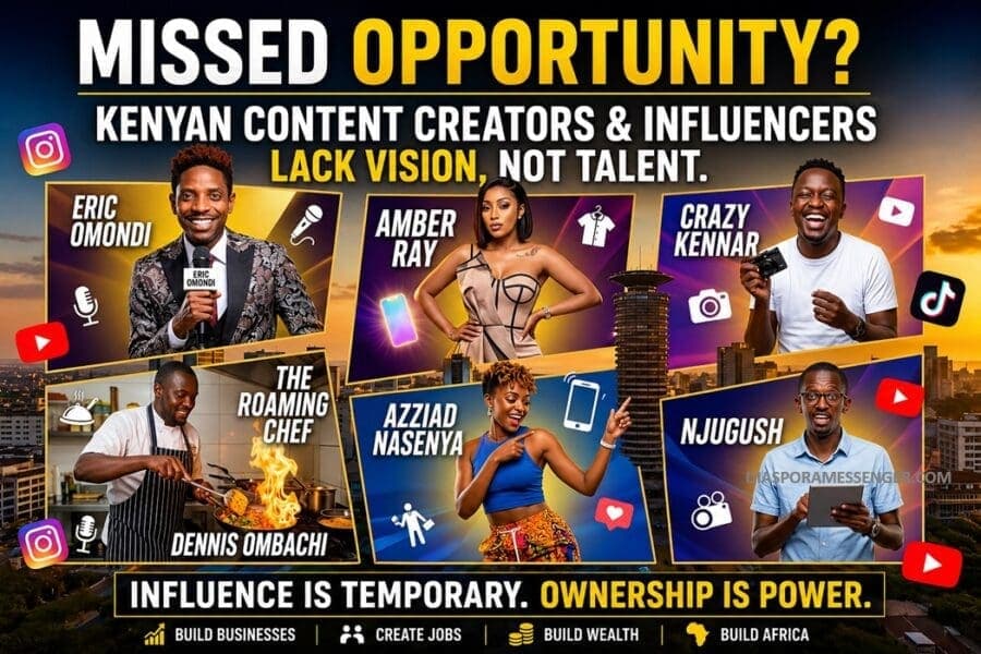 Missed Opportunity: Kenyan Content Creators, Influencers Lack Vision
