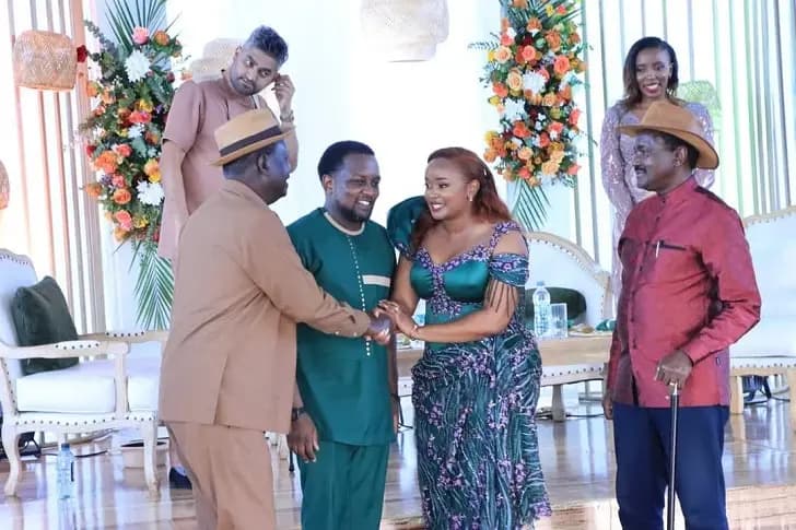 PHOTOS: Kalonzo’s Son Colourful Traditional Wedding Ceremony