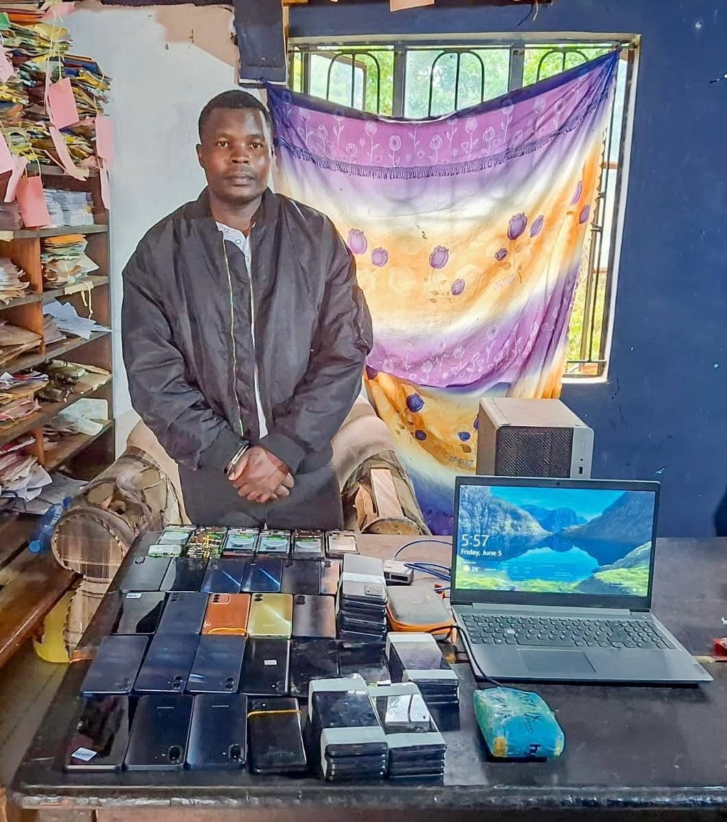 Police Arrest Two in Bungoma Over Alleged Phone Theft and Cybercrime Syndicate