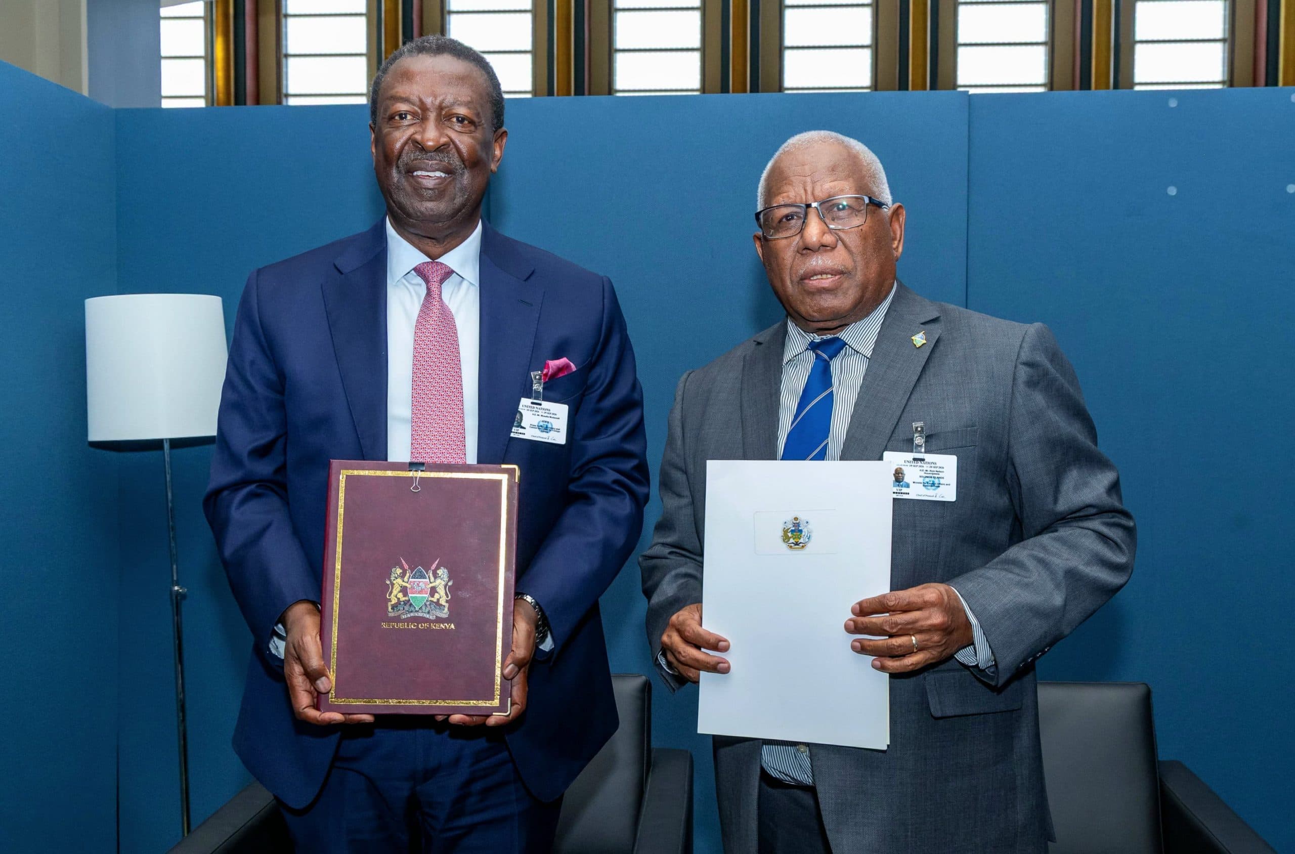 Kenya, Solomon Islands establish diplomatic relations