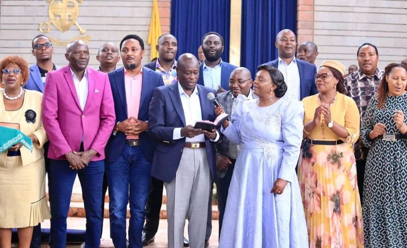 Gachagua Accuses Ruto and Sakaja of Orchestrating Goons’ Attack on Church Service