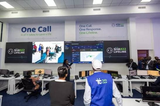 Ruto launches national ambulance dispatch center