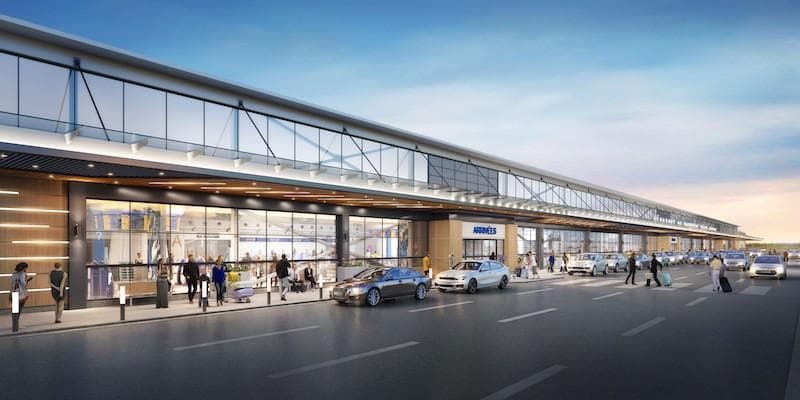 A New Terminal coming up at Montreal Saint-Hubert Airport.
