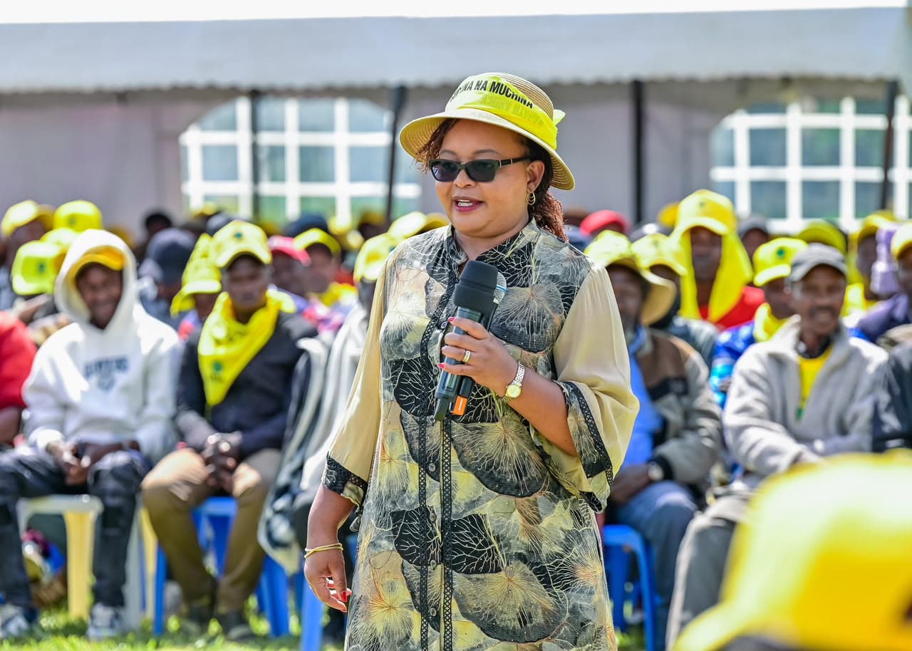 Waiguru leads call for peaceful campaigns, urges Ol Kalou voters to shun political violence