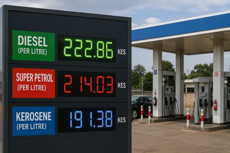 Diesel price falls by Sh5 per litre in latest EPRA review