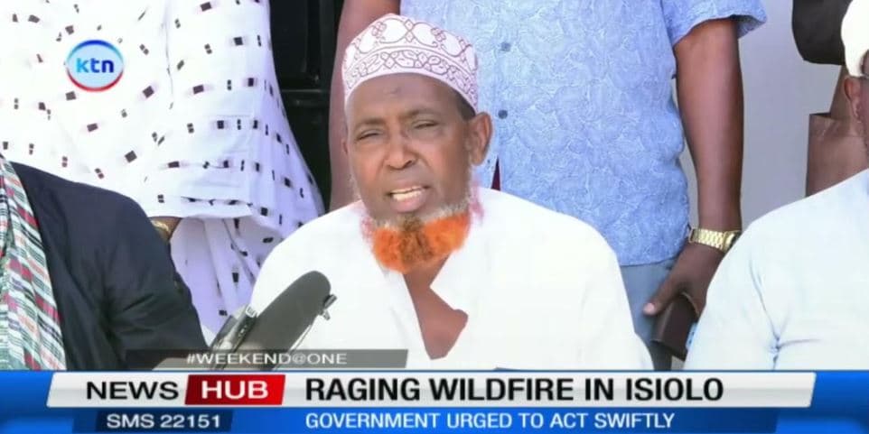 Isiolo Wildfire Destroys Over 10 Square Kilometers of Grazing Land