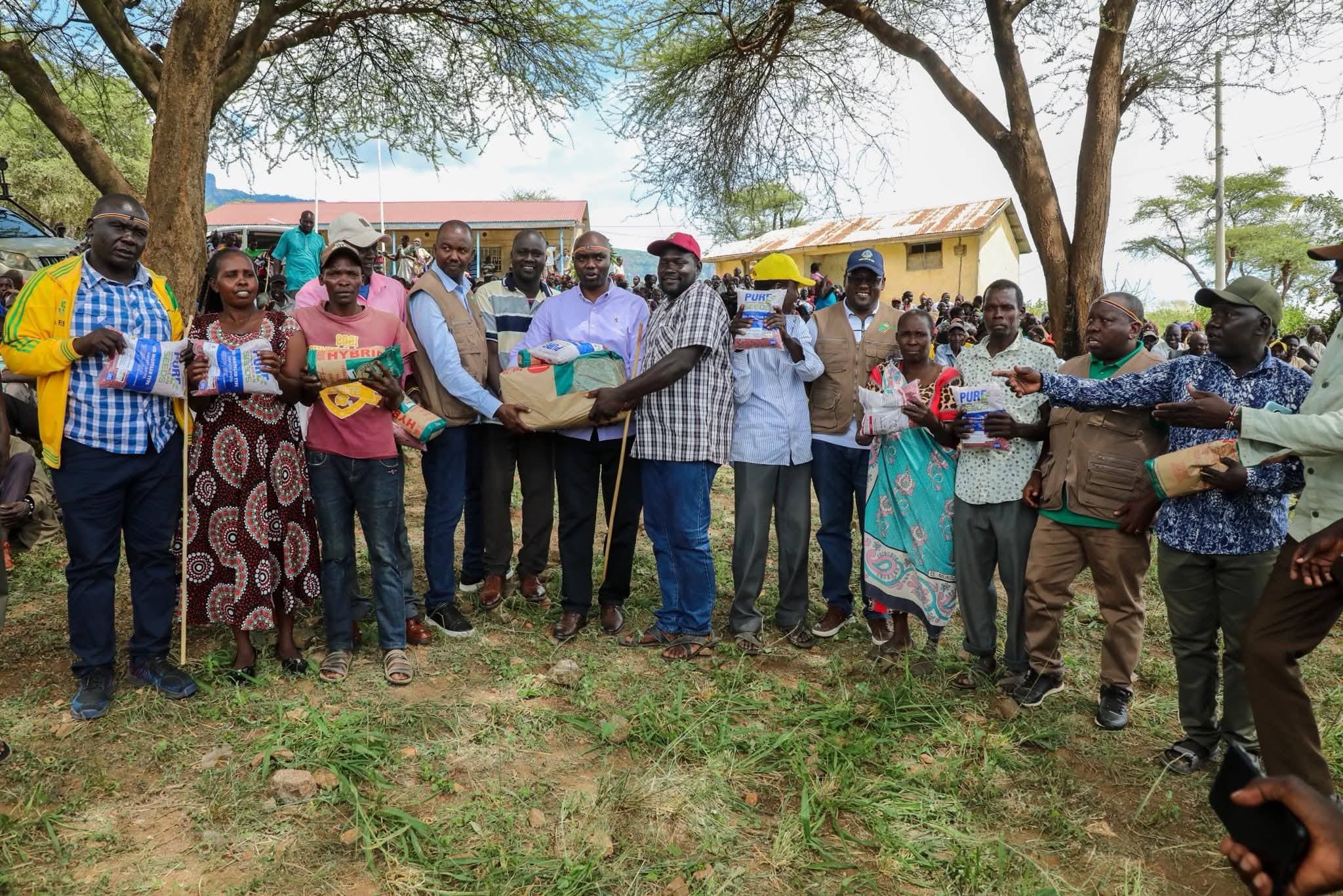 Tonnes of climate-resilient seeds distributed in Kerio Valley