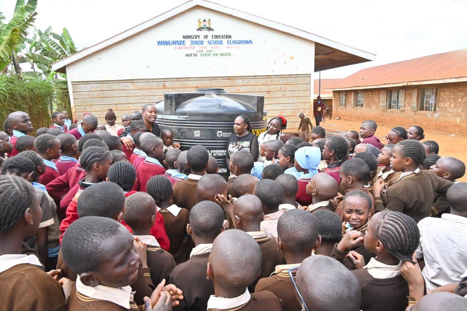 NGAAF delivers water tanks to Lari schools