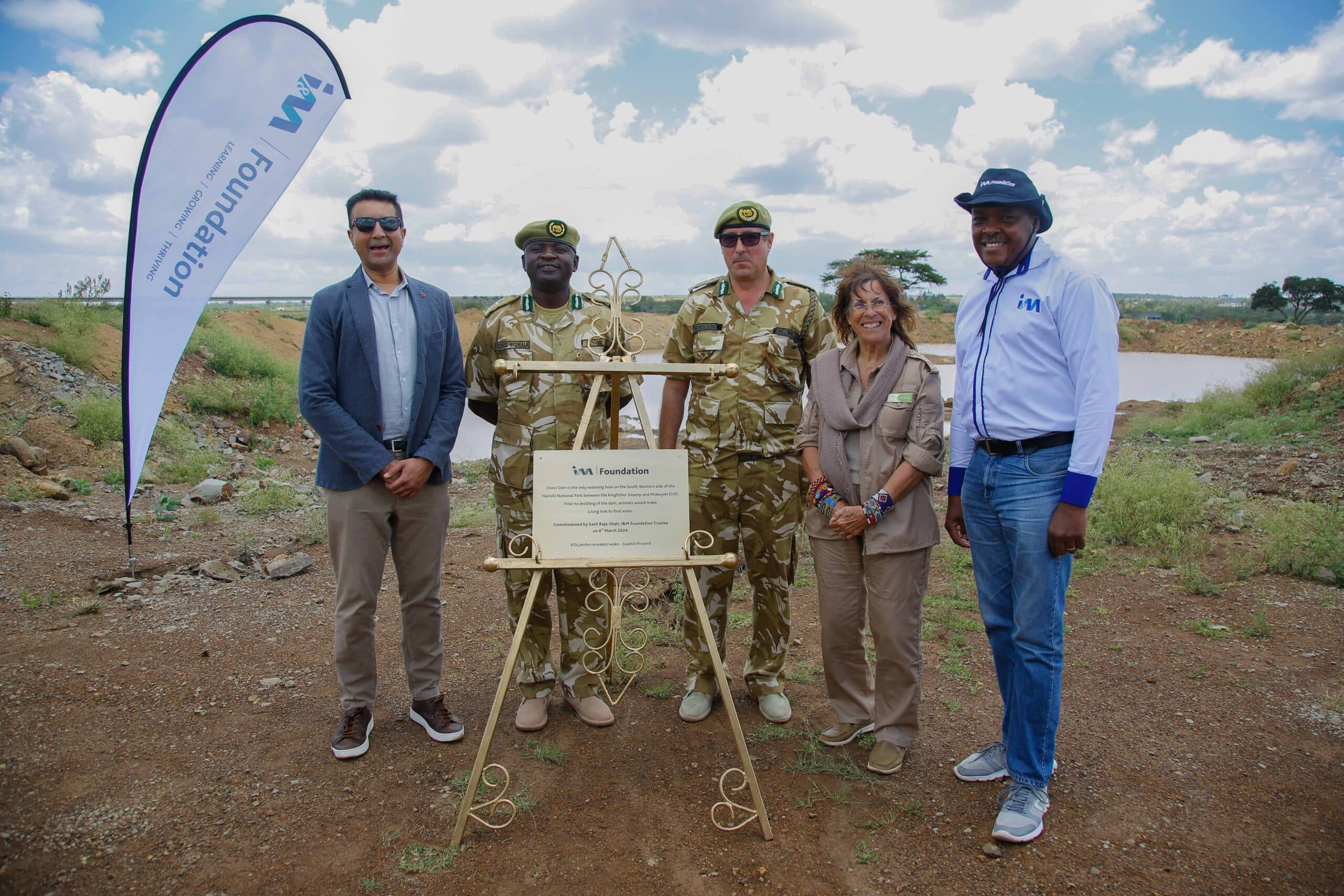 I&M Foundation rehabilitates Ololo Dam in the Nairobi National Park