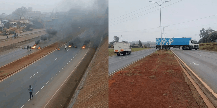 Southern Bypass Blocked Ahead of DCP Rally