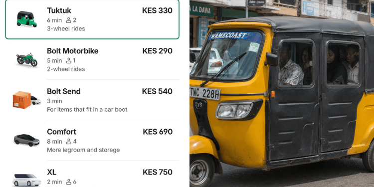 Bolt Expands Mombasa Options with Tuk Tuk Service