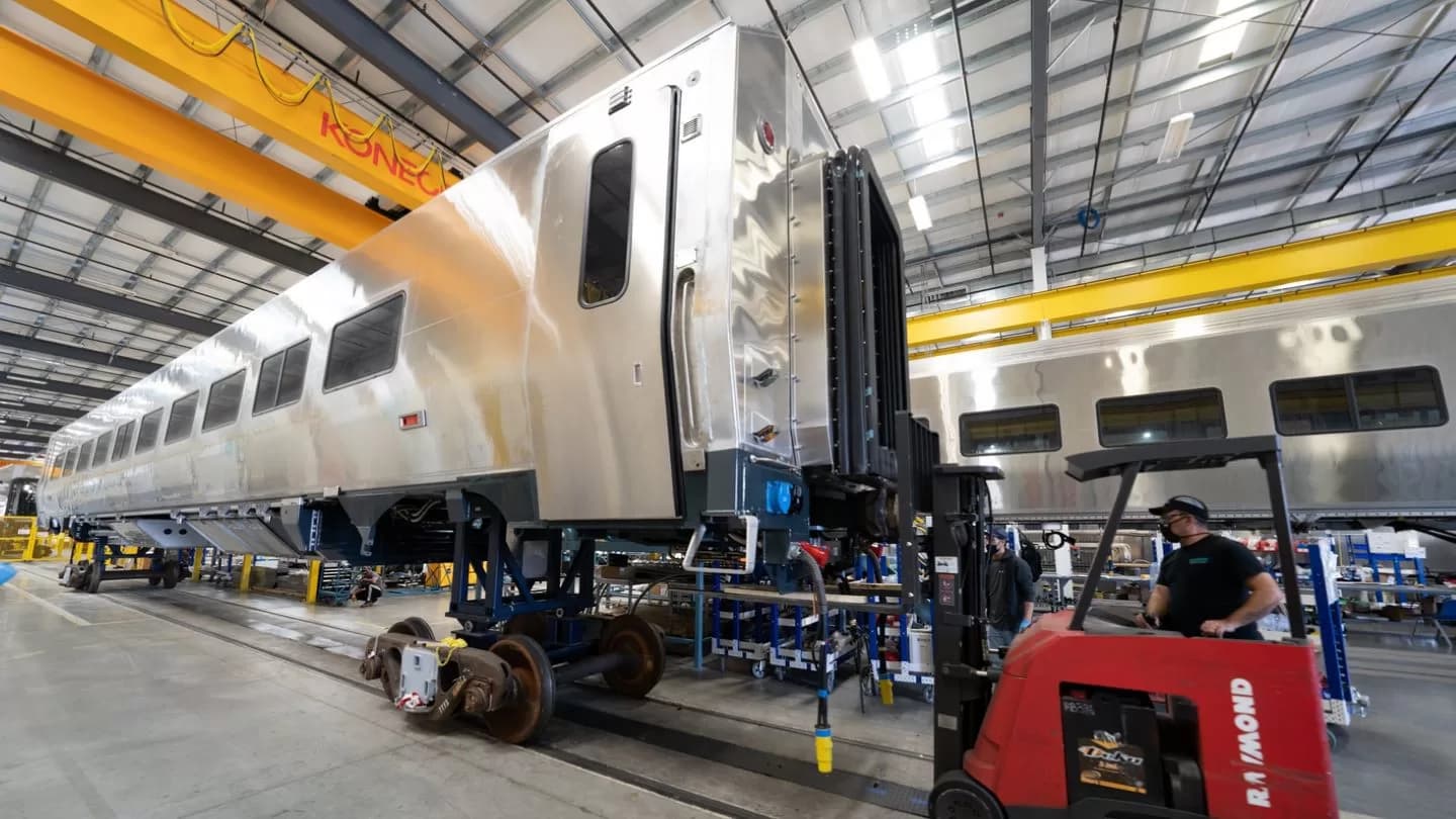 Construction of America’s first high-speed-train factory