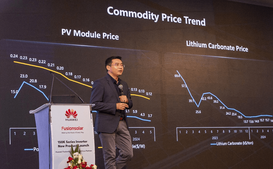 Huawei Digital Power introduces new 150K Series C&I Inverter in Nairobi