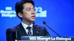 Japan defence minister denies militarism and criticises China’s ‘huge arsenal’