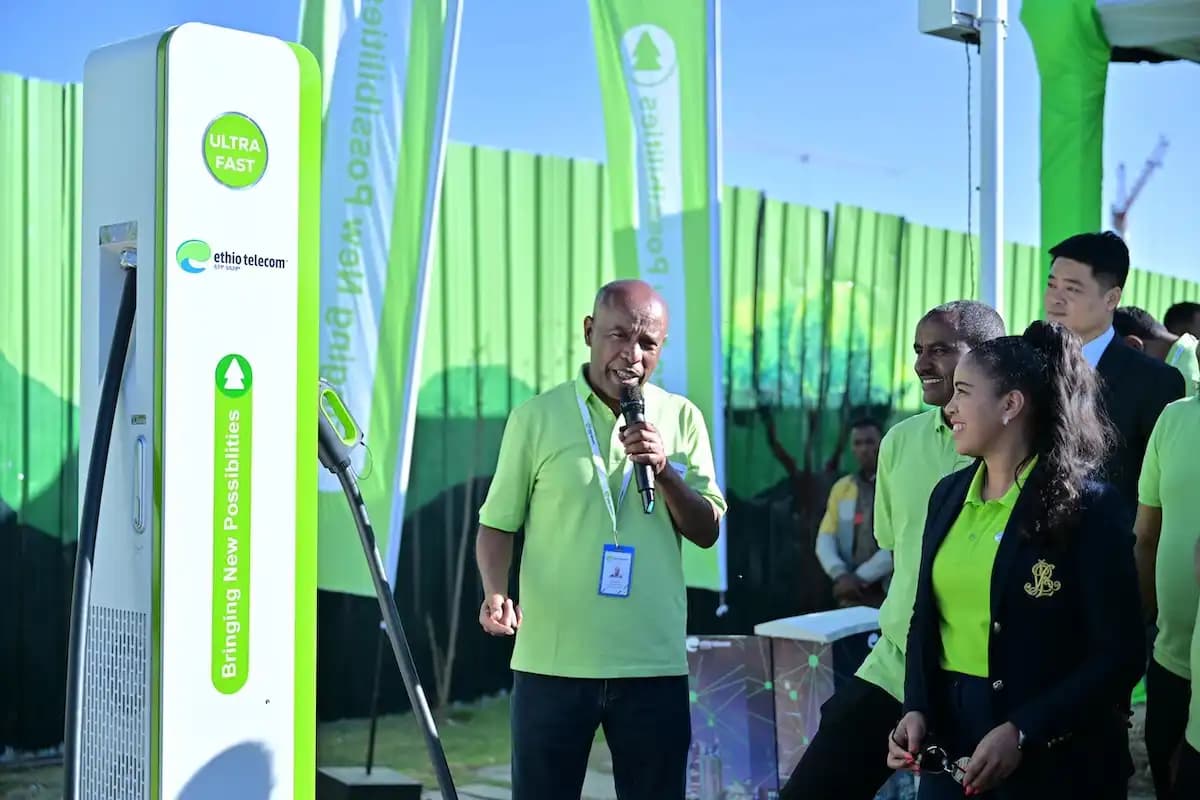Ethio Telecom Unveils EV Charging Station in Addis Ababa