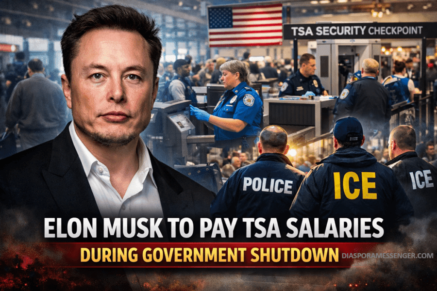 Elon Musk Offers to Pay TSA Workers During Shutdown