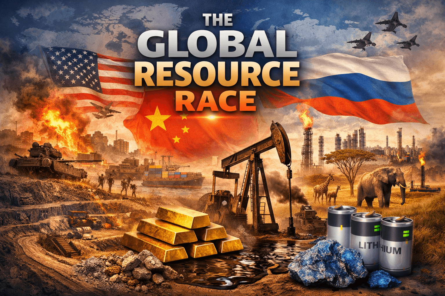 A rush for natural resources: The modern global contest for real value