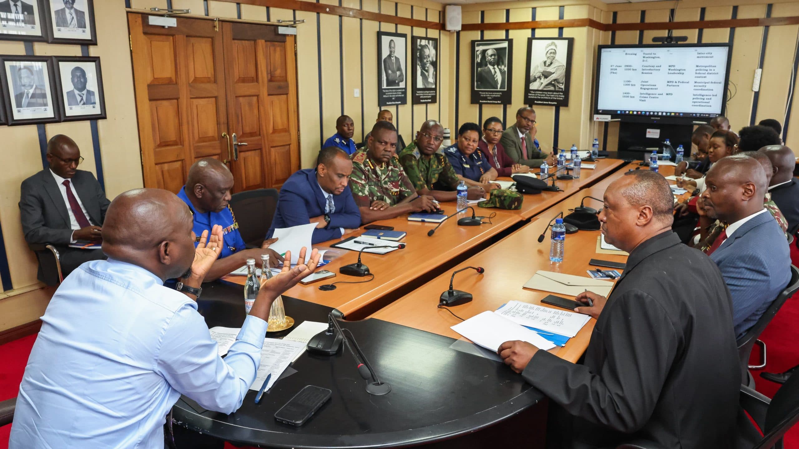 Murkomen, Sakaja to visit New York and London for Nairobi Metro Police benchmarking trip