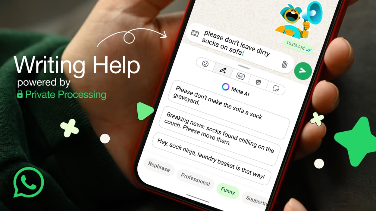 WhatsApp Adds AI Writing Help to Improve Your Messages