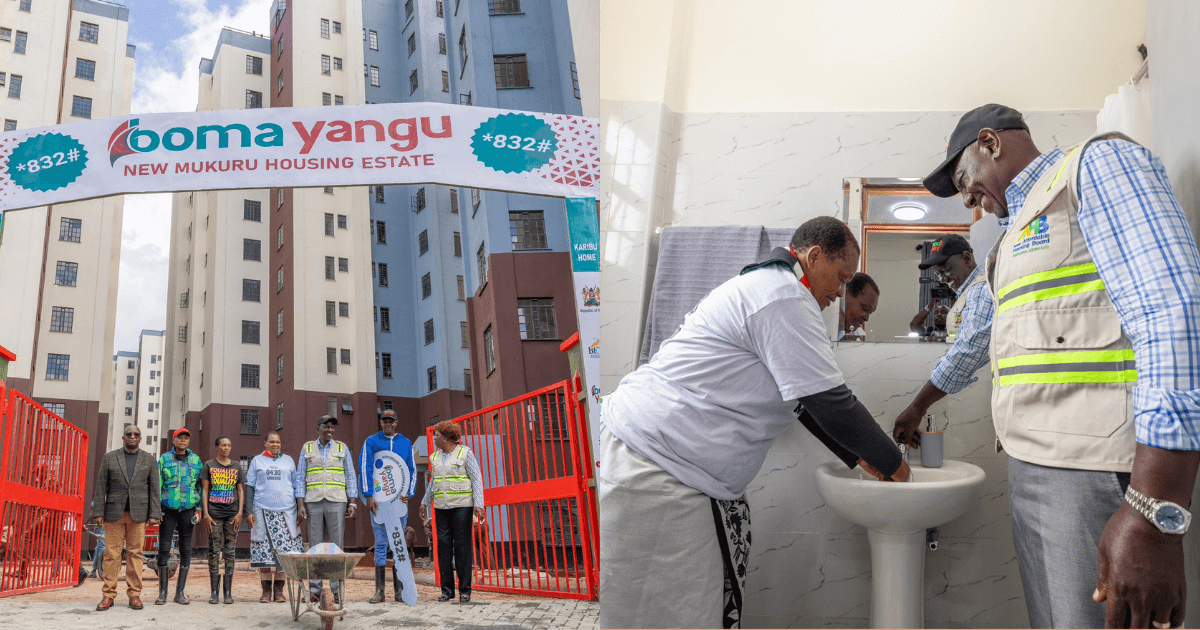 Piped gas and WiFi: Inside Mukuru houses handed over by Ruto