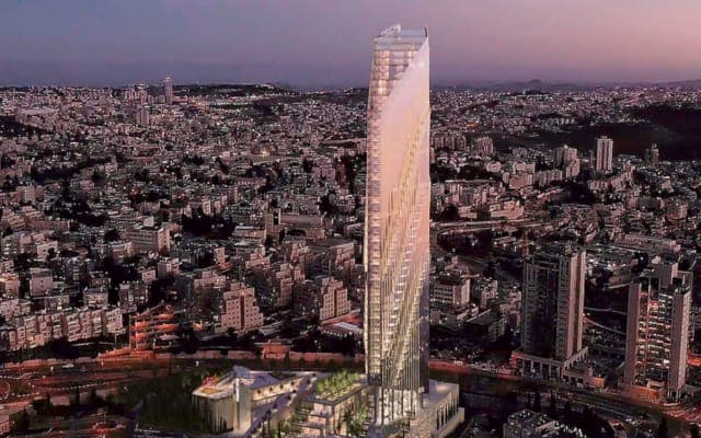 Proposed 200-metre tower set to transform Jerusalem’s skyline