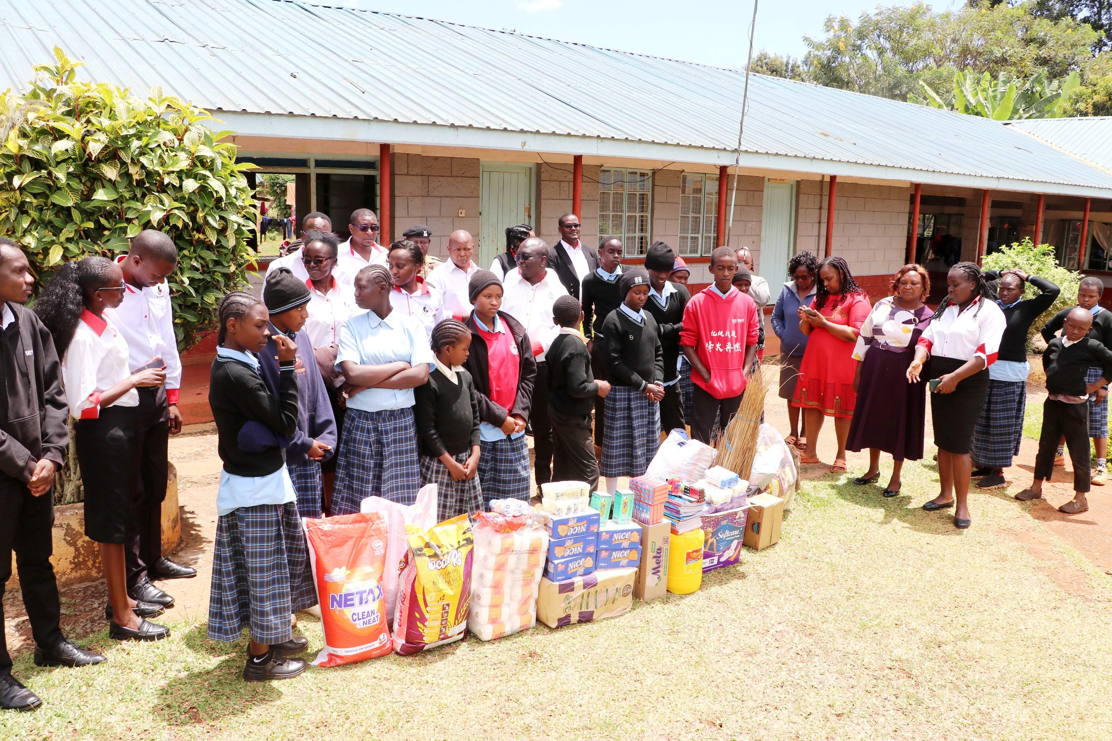 Kerugoya Huduma Centre marks customer service week with visit to children’s home