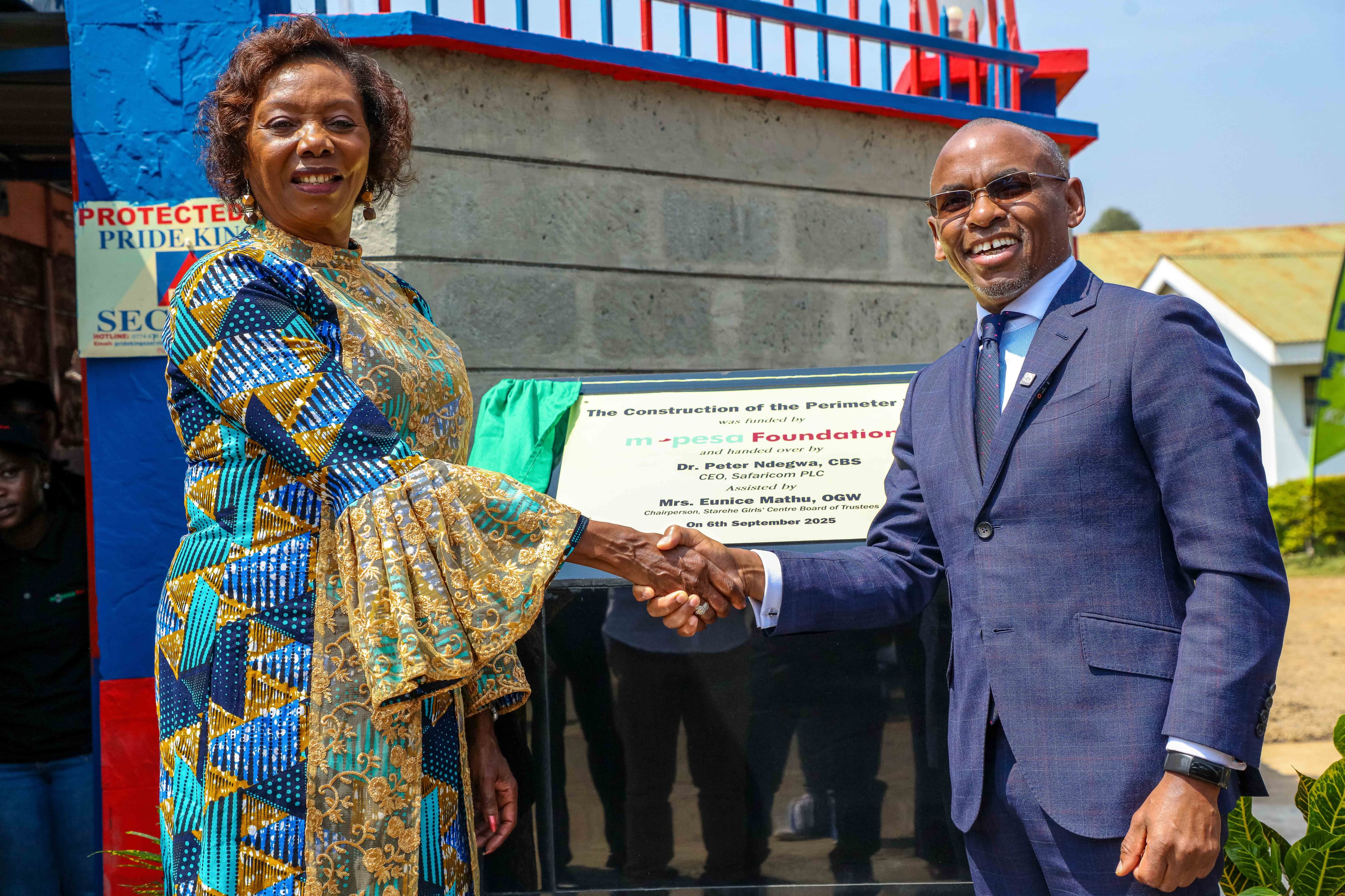 M-Pesa Foundation funds Ksh. 34M perimeter wall for Starehe Girls Center