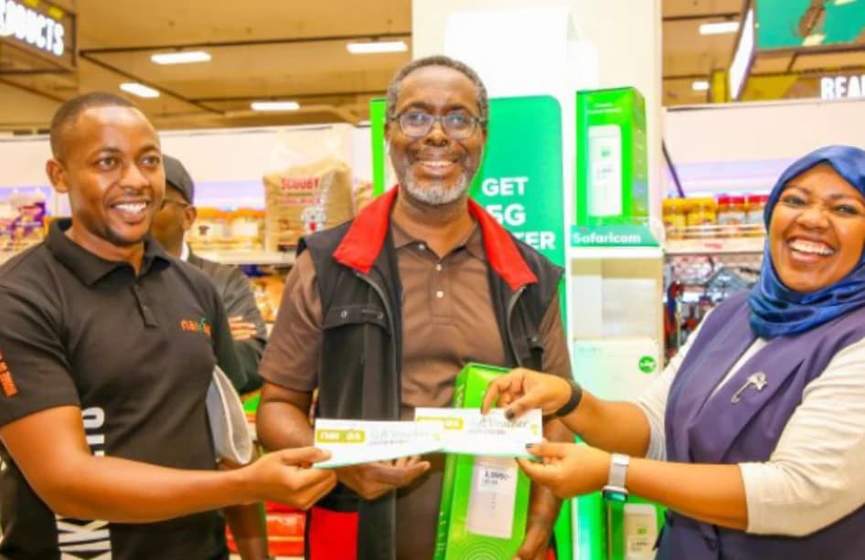 Safaricom Partners with Naivas to boost 5G Home Internet rollout across Kenya