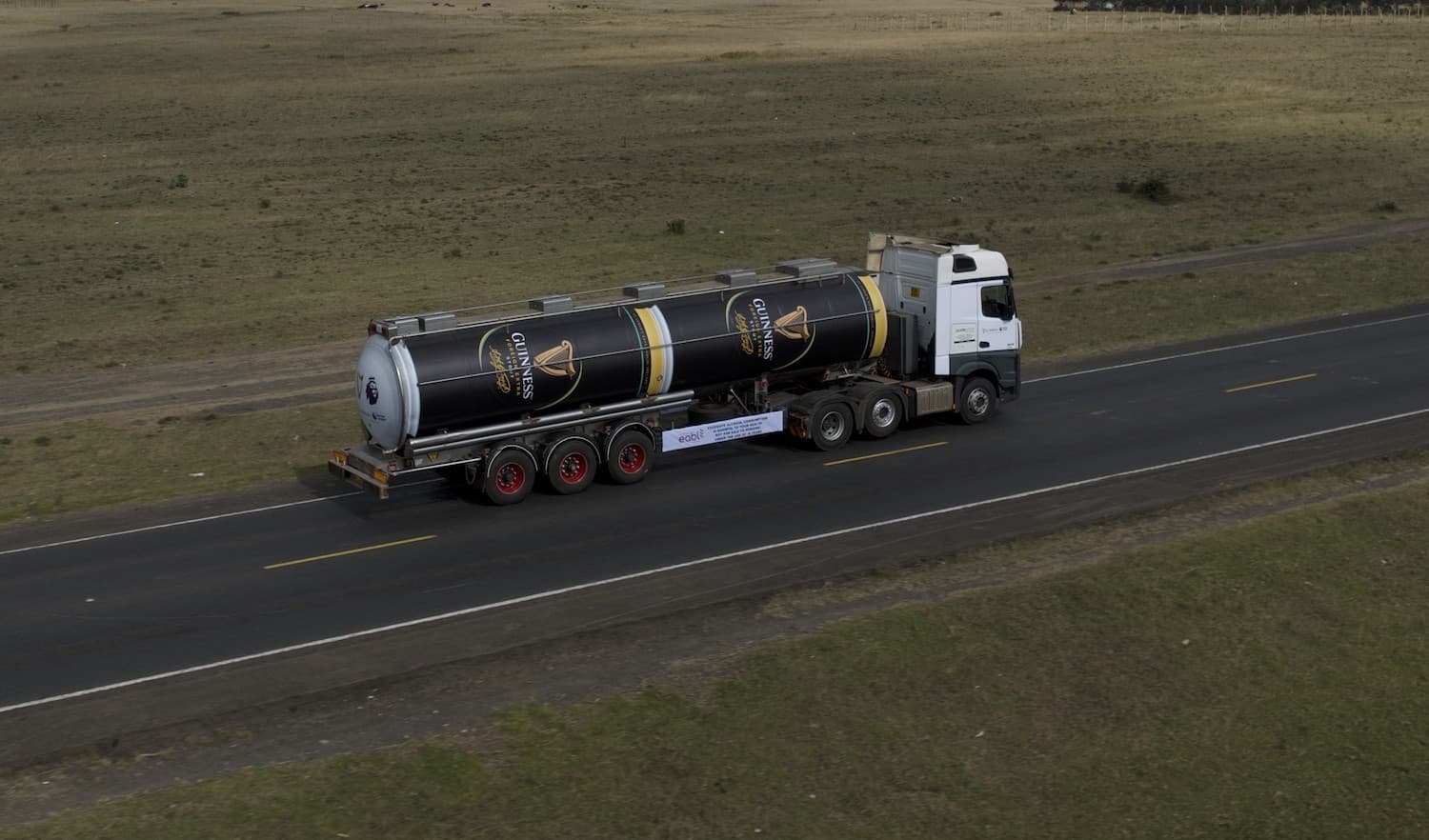 Guinness Truck Travels From Nairobi to Kisumu to Deliver Cold Beer for EPL Fans