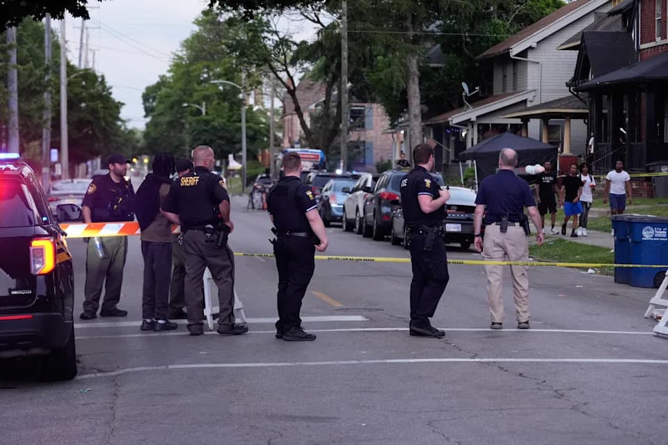 Multiple people shot near festival in Ohio with suspect still at large, police say