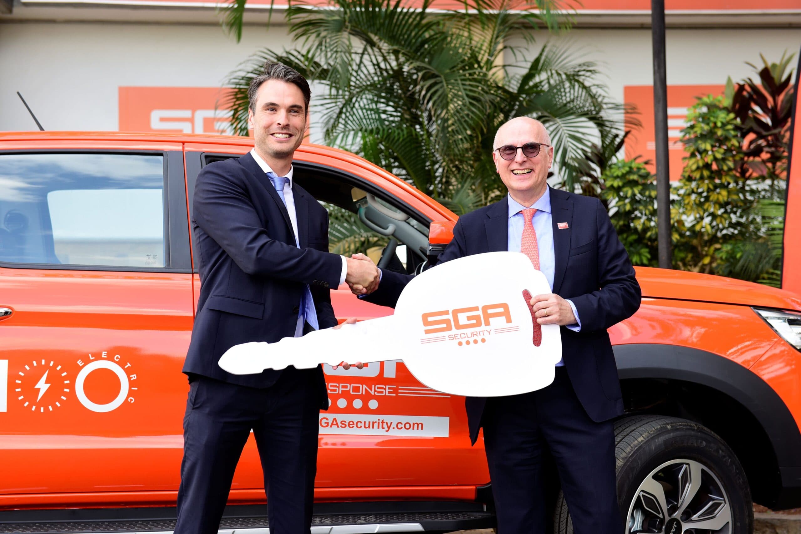 SGA Security now has electric vehicles as part of its fleet