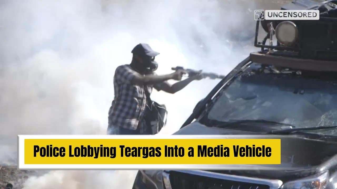 Maandamano Day 3: Police Lob Teargas Into a Media Vehicle