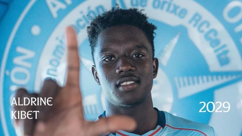 Kenyan Teen Aldrine Kibet Signs with Celta Vigo in La Liga Move