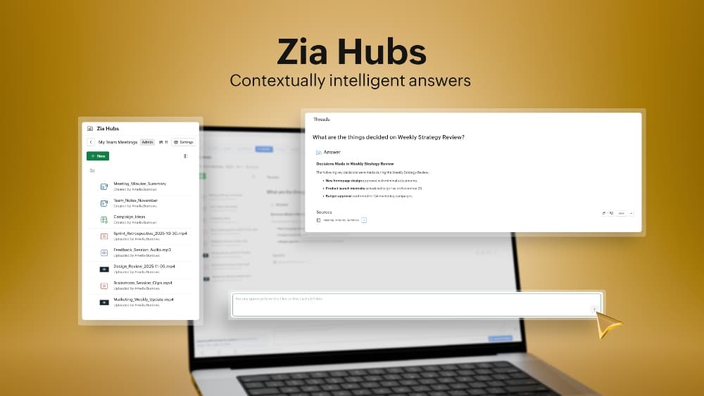 Zoho One unveils major enhancements to boost collaboration, security, and intelligence