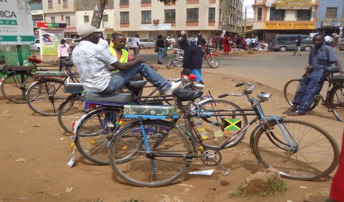 Inside Boda Boda business in Thika where bicycles and motorcycles compete for customers