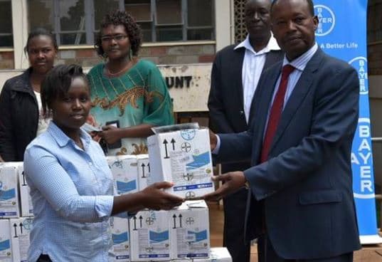 Nandi farmers receive Ksh. 2.5 million pesticides to fight army worms