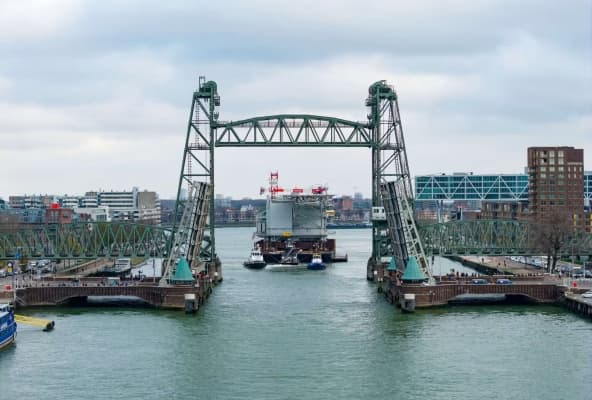 Windanker Offshore Wind Farm Substation Leaves the Netherlands for Baltic Sea Site