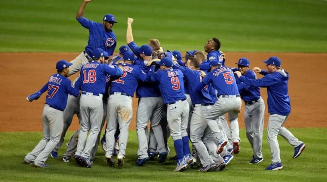 How did the Chicago Cubs end a 108-year title drought?