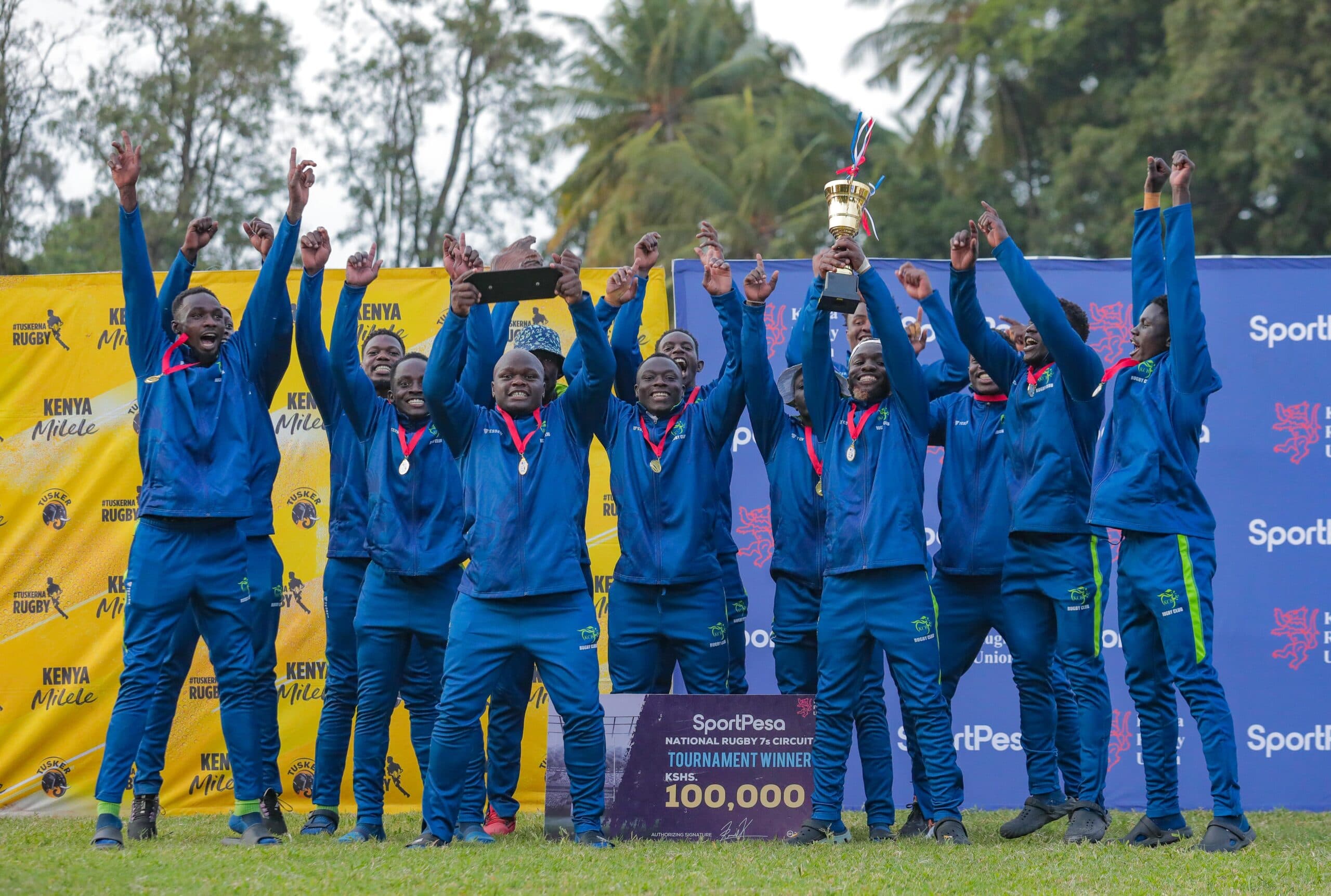 KCB edge out Strathmore Leos in thrilling final to claim Driftwood Sevens title