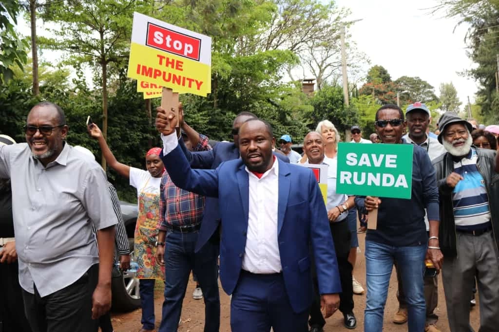 Ksh6B Luxury Villas vs the People: Runda Residents Protest to Protect Public Land