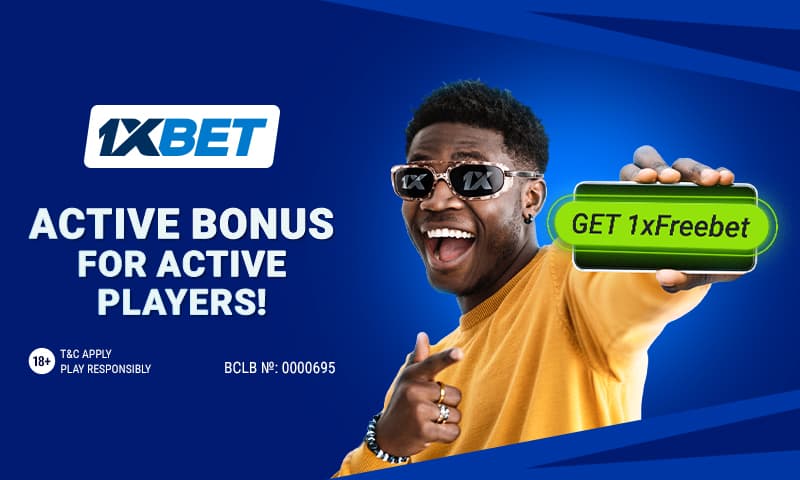 1xFreebet promo is a chance to receive weekly free bets from 1xBet!