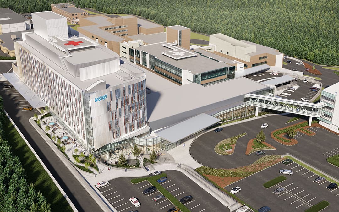 Steel Rises on Geisinger Wyoming Valley’s $900 Million Patient Tower as Turner Construction Reaches Vertical Milestone