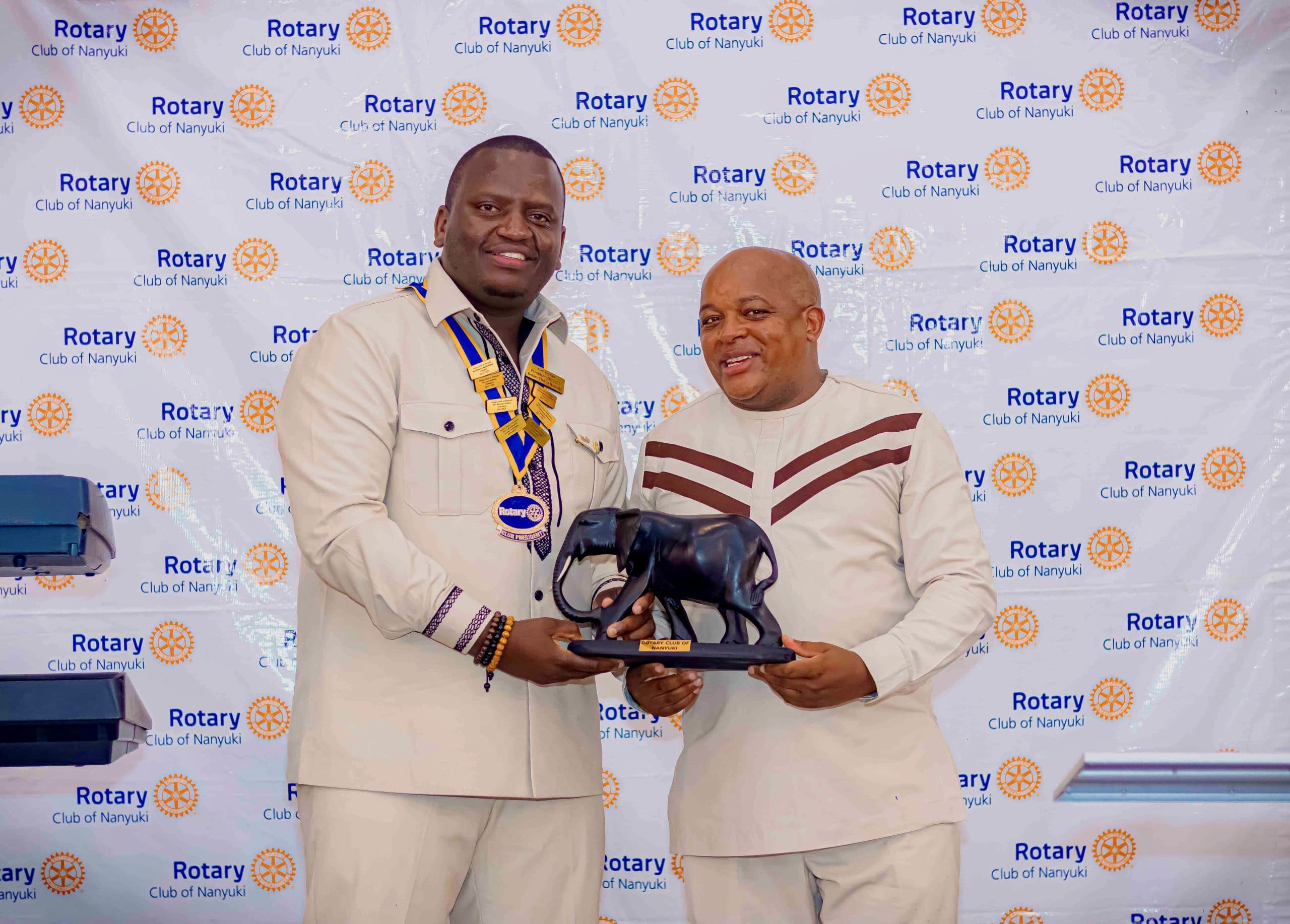 New Nanyuki Rotary President urges peaceful engagement