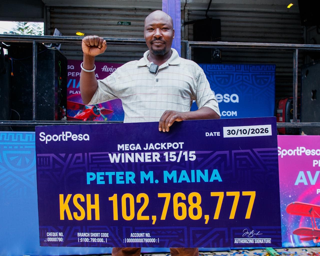 Truck driver wins Sh102 million SportPesa Mega Jackpot