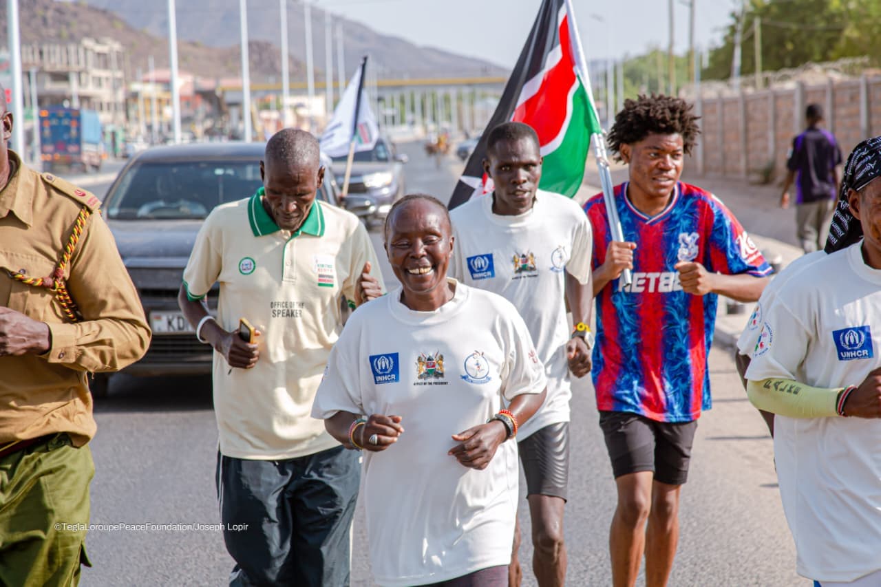Tegla Loroupe’s marathon for peace, hope and unity passes West Pokot