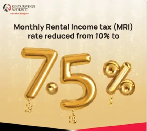 Good News: Kenya Govt Reduced Rental Income Effective Jan 2024
