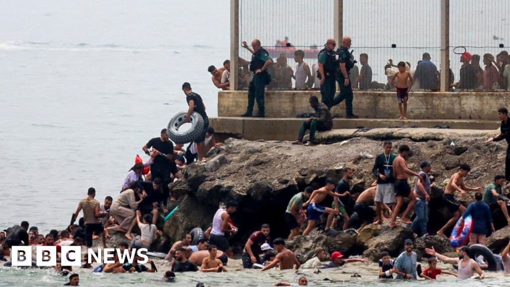 About 60,000 migrants arrive in Ceuta in 24 hours, Spanish territory’s leader says