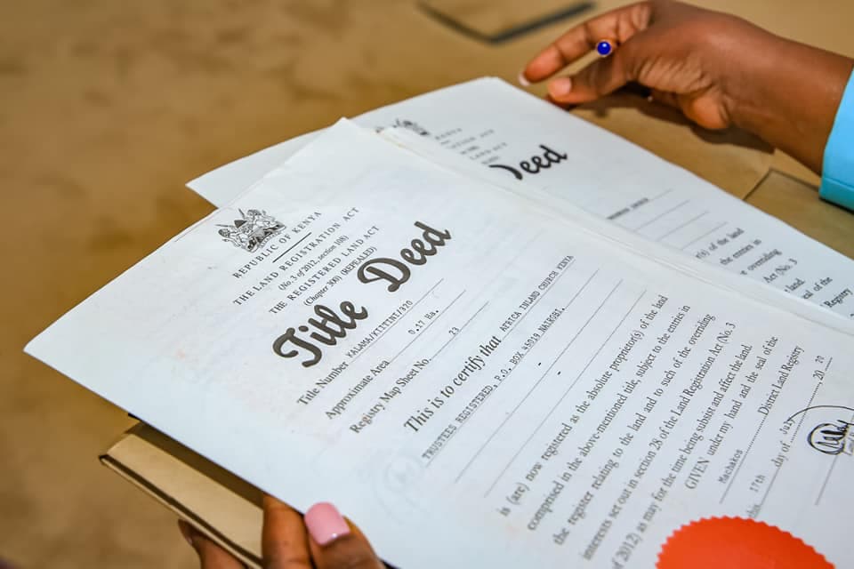 Kaunguni residents receive title deeds after 63-year wait