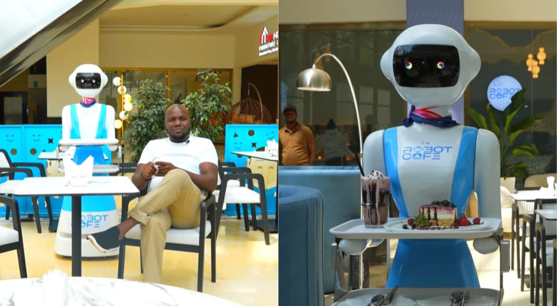 Inside Nairobi restaurant using Robots to serve customers